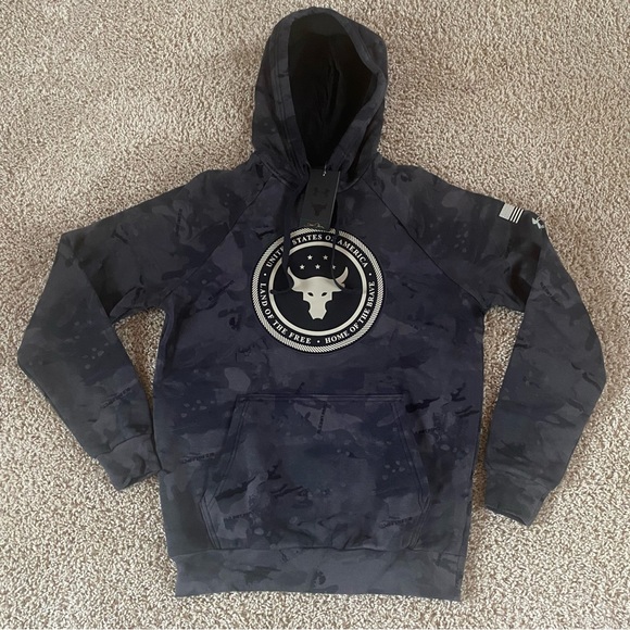Men’s Project Rock SM Veteran Hoodie - Picture 1 of 10